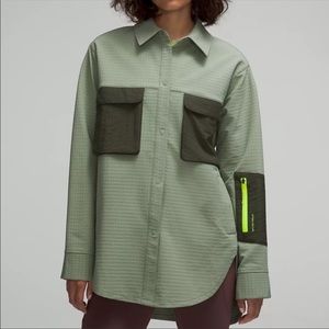 Lululemon grid fleece hiking overshirt